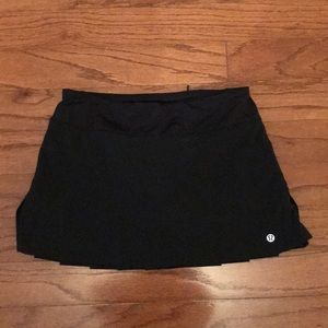 Lululemon Black Tennis Skirt